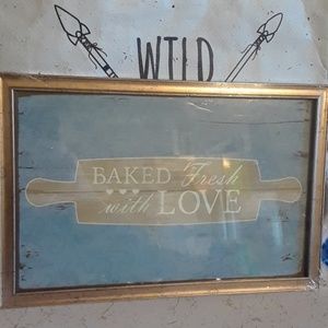 Rustic farmhouse shabby chic kitchen sign